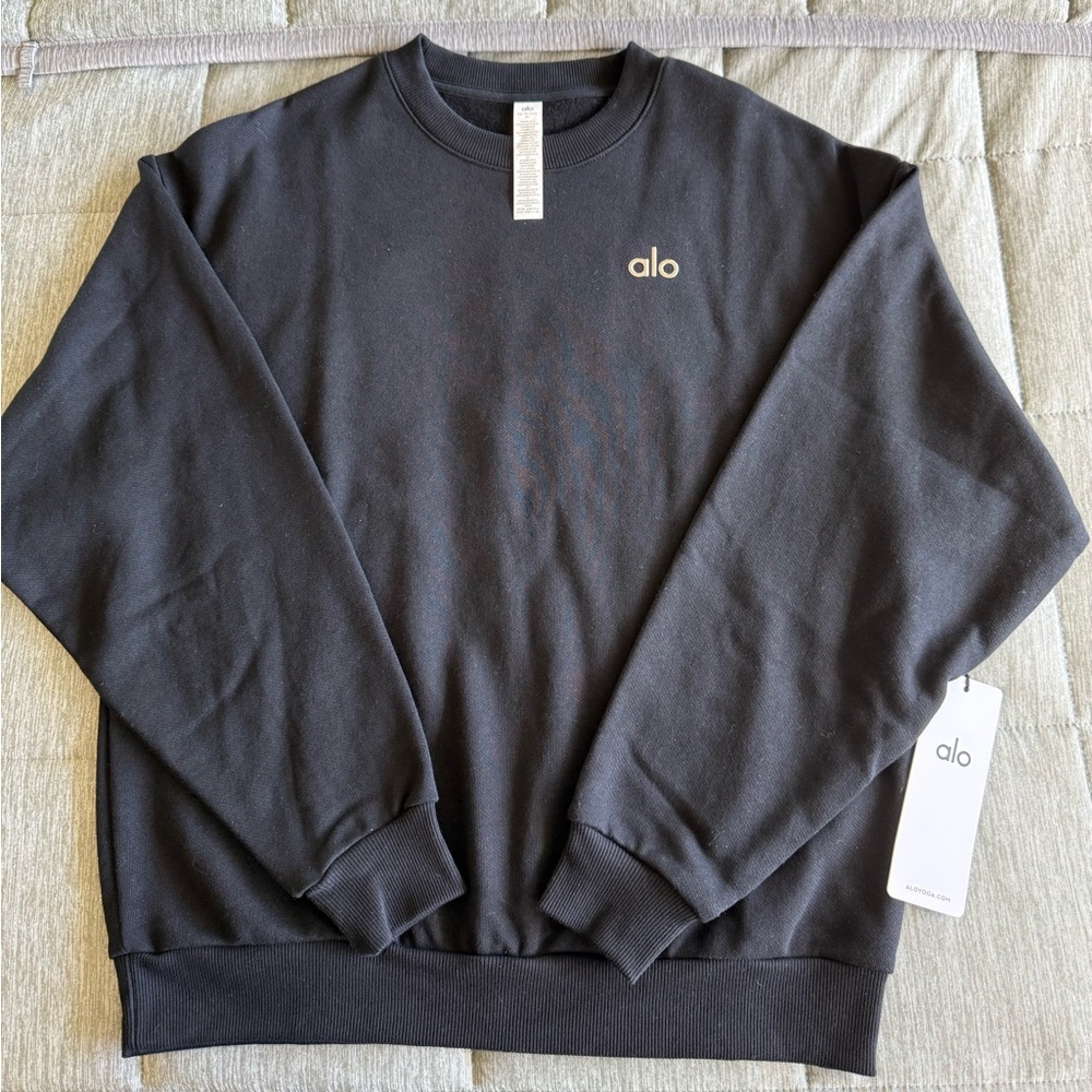 ALO Yoga Accolade Crew Neck Pullover, NWT